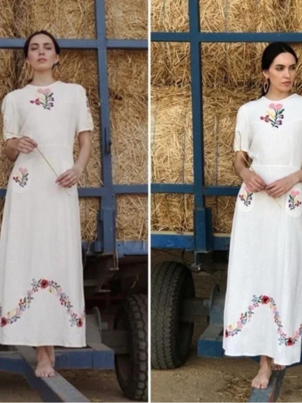 RIXO LONDON
Dominique Belted Embroidered Gauze Midi Dress In Cream
